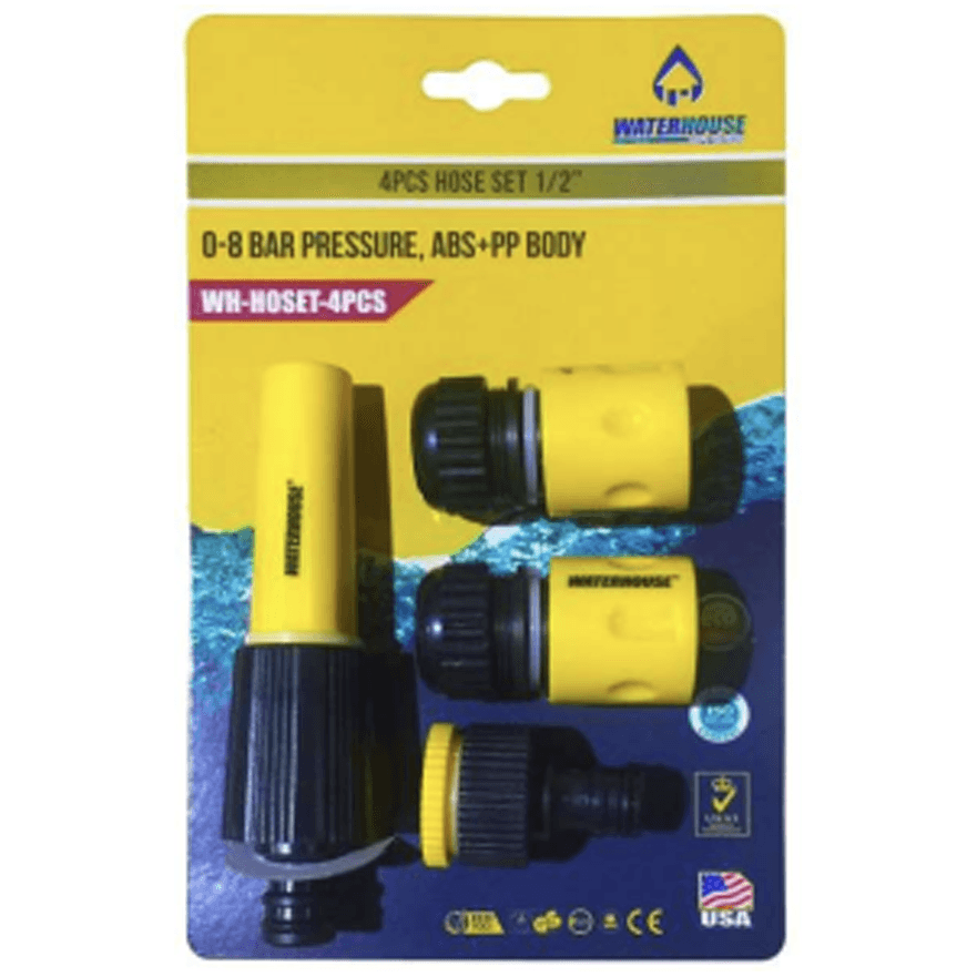 Waterhouse WH-HOSET-4PCS Hose Connector 4Pcs Set 1/2 Waterhouse WH-HOSET-4PCS Hose Connector 4Pcs Set 1/2